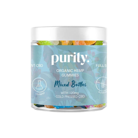 Purity 120mg Full-Spectrum CBD Vegan Gummies 150g - Natural Euphoria