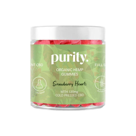 Purity 120mg Full-Spectrum CBD Vegan Gummies 150g - Natural Euphoria