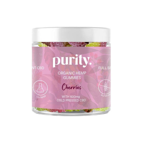 Purity 600mg Full-Spectrum CBD Vegan Gummies 150g - Natural Euphoria
