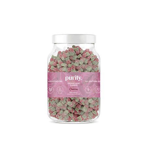 Purity 600mg Full-Spectrum CBD Vegan Gummies 400g - Natural Euphoria