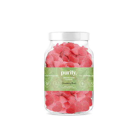 Purity 1600mg Full-Spectrum CBD Vegan Gummies 400g - Natural Euphoria