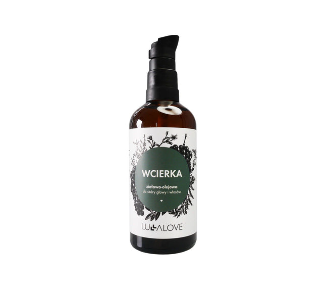 Herbal hair balm with nourishing oils