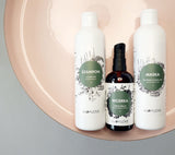 Herbal hair balm with nourishing oils