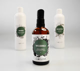 Herbal hair balm with nourishing oils