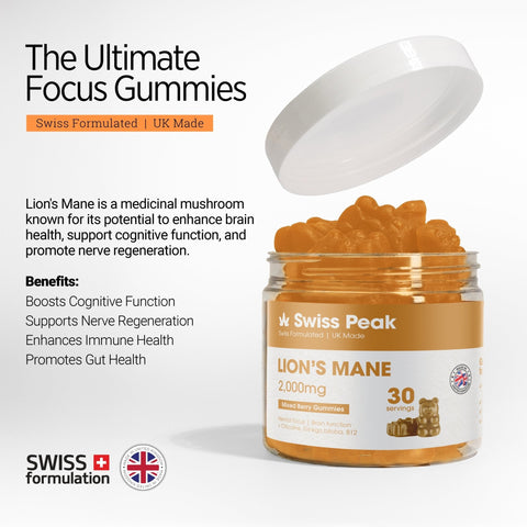Lion's Mane Gummies | 2000mg 30 Pack