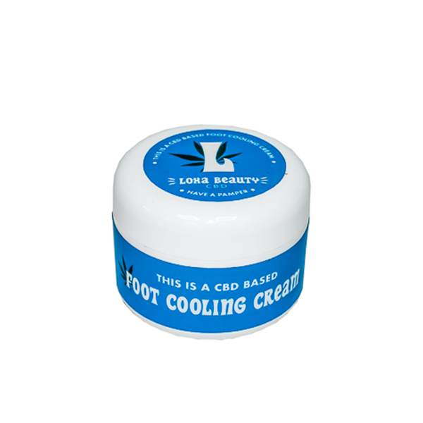 Loxa Beauty 1000mg CBD  Foot Cooling Cream - 100ml